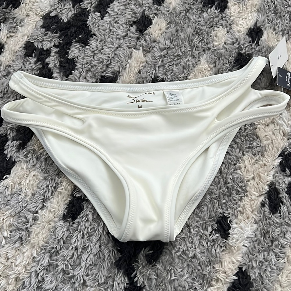 Abercrombie cut out bikini swim bottoms